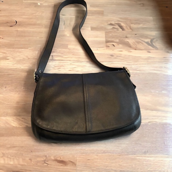 COACH CROSSBODY LEATHER BAG Black - Picture 8 of 8